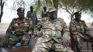 Kiongozi wa waasi Riek Machar na Rais wa Sudan Kusini Salva Kiir