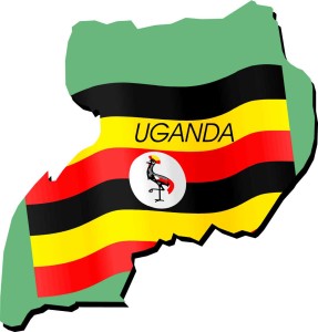 The map of Uganda