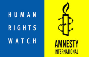 Nembo ya mashirika za wapiganiaji wa haki za binaadam: Human Rights Watch na Amnesty International