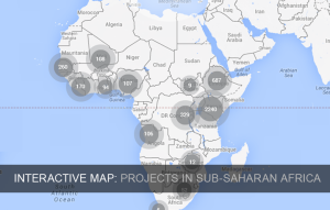 A subset of USAIDâ€™s field offices participated in the initial rollout of the map. Over time the intent is to display a comprehensive portfolio of USAID projects from all international locations.