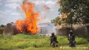 Wanajeshi wa Nigeria katika mapambano na kundi la Boko Haram.