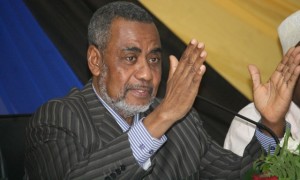 The Zanzibar Civic United Front (CUF) presidential candidate Seif Sharif Hamad    