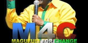 Nembo ya M4C iliyobadilishwa na Mgombea wa Urais wa CCM, John Magufuli kutoka Movement For Change na kuwa Magufuli For Change