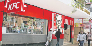 A KFC outlet along Nairobiâ€™s Kimathi Street. Growth of the fast food franchises has been largely limited to Nairobi. PHOTO | FILE   By DOREEN WAINAINAH