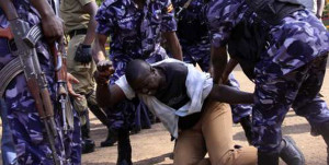  Brutal treatment of opposition leaders in Uganda reinforces the view that the police forceâ€™s major task is to protect and preserve the current administration at all costs. PHOTO | MORGAN MBABAZI  By GAAKI KIGAMBO, TEA Special Correspondent