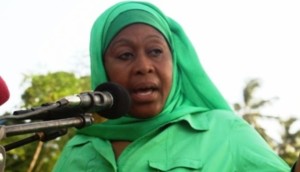 CCM Union Presidential running mate, Ms. Samia Suluhu Hassan